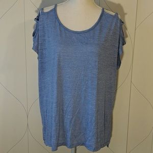 Cold Shoulder Tunic Top